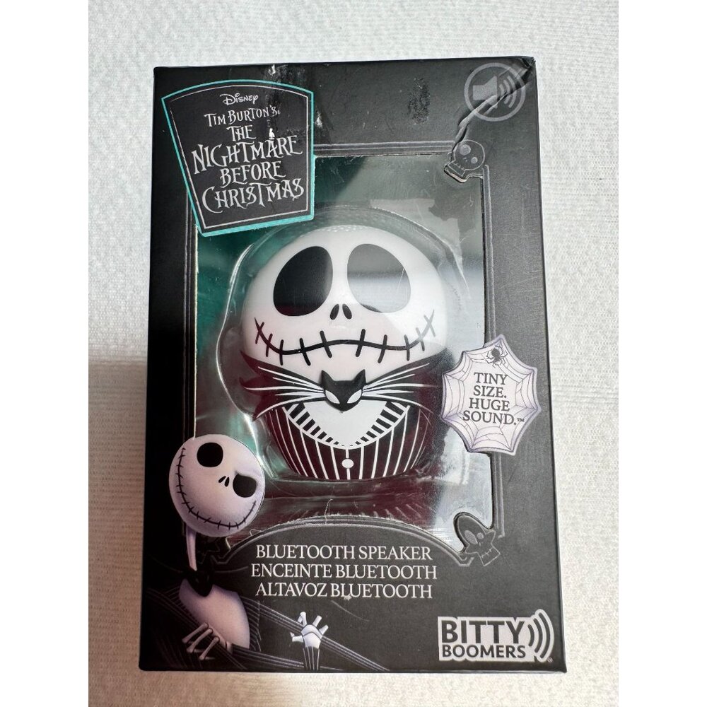 Disney Jack Skellington Wireless Bluetooth Bitty‎ Boomer Speaker NIB 1